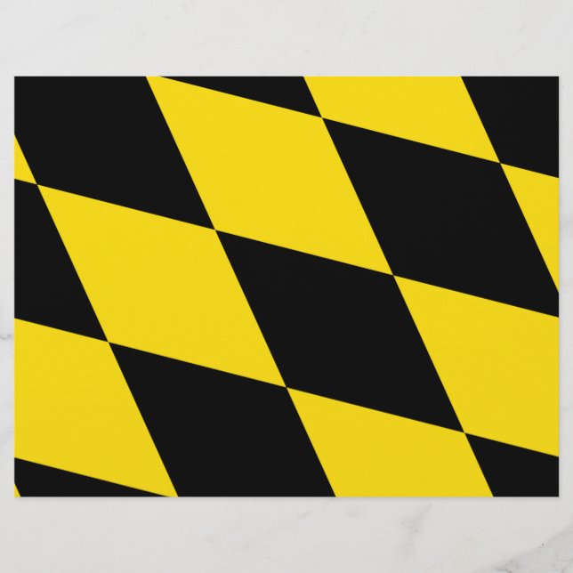 En-tête De Lettre En-tête avec Drapeau de Munich, Allemagne (Devant)