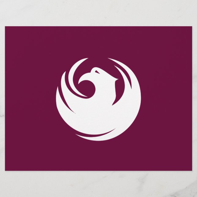 En-tête De Lettre En-tête avec Drapeau de Phoenix, Arizona (Devant)