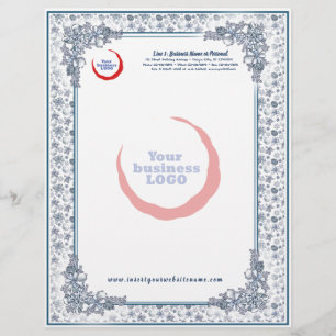 En-tête De Lettre En-tête blanc Noël Business avec WATERMARK