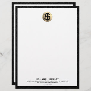 En-tête De Lettre En-tête de l'agence immobilière personnalisée