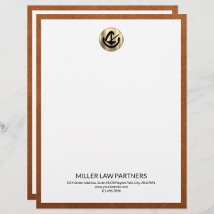 En-tête De Lettre En-tête du cabinet d'avocats de marque