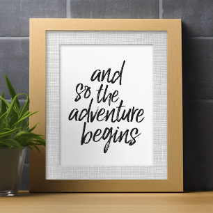 En-tête De Lettre Et donc l'aventure commence