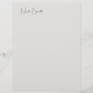 En-tête De Lettre Étalonnage minimaliste moderne unique en matière d