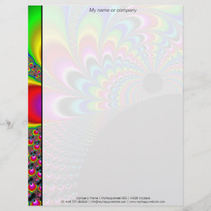 En-tête De Lettre Fanyc - Mandelbrot Fractal Art