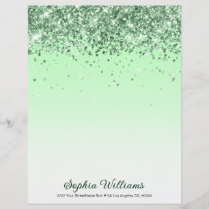 En-tête De Lettre Glitter