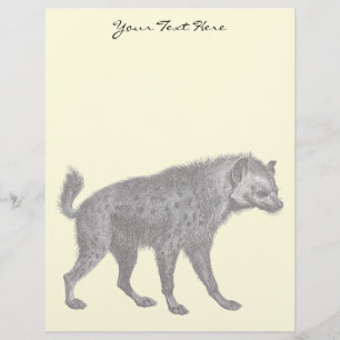 En-tête de lettre Hyena