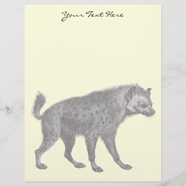 En-tête de lettre Hyena (Devant)