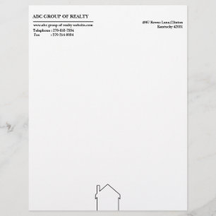 En-tête De Lettre Immobilier simple