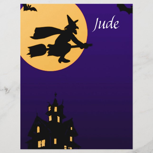 En-tête de lettre Jude Halloween (Devant)