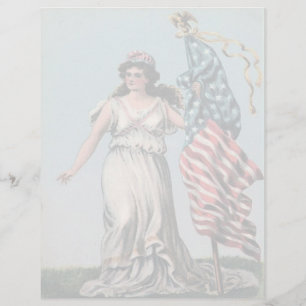 En-tête de lettre Lady Liberty