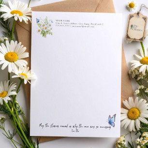 En-tête De Lettre Les fleurs nous rappellent