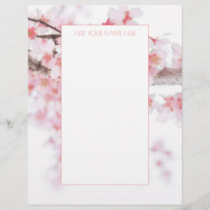 EN-TÊTE DE LETTRE LETTRE CHERRY BLOSSOM