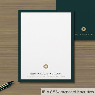 En-tête De Lettre Logo d'affaires Luxe moderne