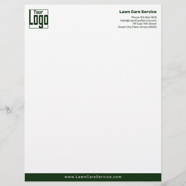 En-tête De Lettre Logo d'entreprise simple (Devant)