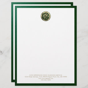 En-tête De Lettre Luxe sophistiqué