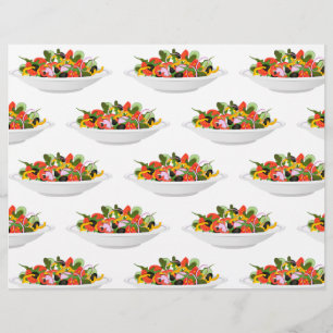 En-tête De Lettre Mangez plus de plantes frais motivation salade let