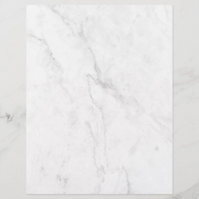 En-tête De Lettre Marbre Blanc (Devant)
