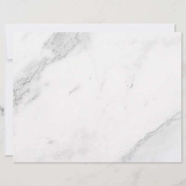 En-tête De Lettre Marbre Blanc (Devant)