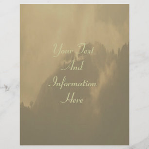 En-tête de lettre Misty
