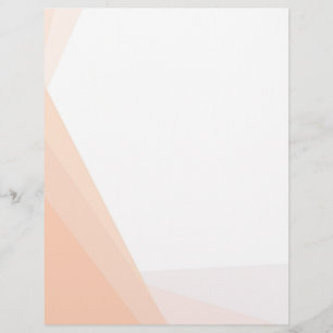 En-tête De Lettre Modèle noir élégant Apricot couleur blanche person
