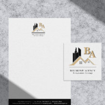 Moderne Ajoutez Votre Propre Logo Professionnel Or