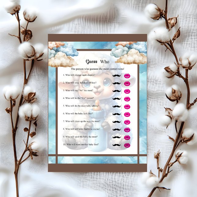 En-tête De Lettre Mon Petit Agneau_ Devine Qui (Créateur téléchargé)