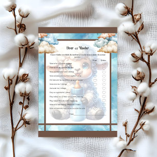En-tête De Lettre Mon petit agneau_ Jeu de baby shower Plus ou Moins