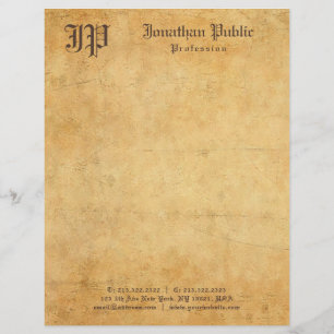 En-tête De Lettre Monogramme élégant de modèle de vieux sembler de