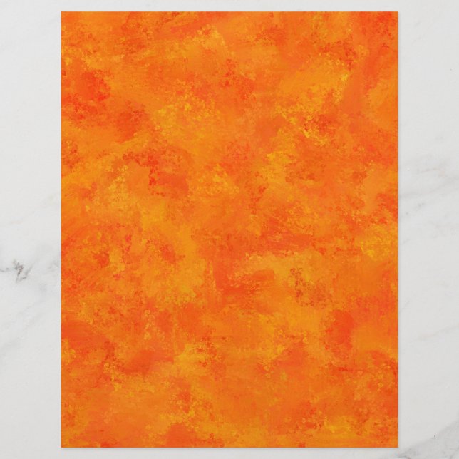 En-tête De Lettre Motif Abstrait orange (Devant)