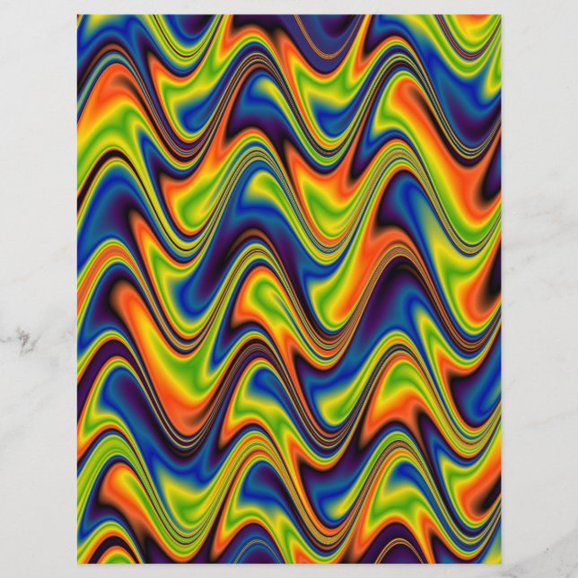 En-tête De Lettre Multicolor Abstrait (Devant)