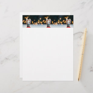 En-tête De Lettre Noël SlipperyJoe nutcracker figurine ornement