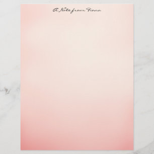 En-tête De Lettre Ombre rose