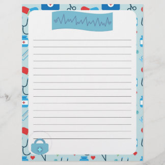 En-tête De Lettre Papier à lettres en papier à papier à papier Médic