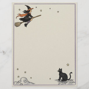 En-tête De Lettre Papier à lettres Enchanted Flight non ligné 8,5" x