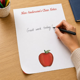 En-tête De Lettre Papier à lettres personnalisé pour enseignant de s