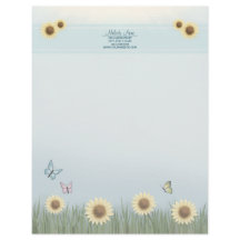 Papillon Tournesol Floral
