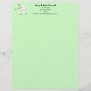 En-tête De Lettre Pelouse Bowls