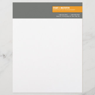 En-tête De Lettre Personnalisée LETTRE D'ENTREPRISE :: simple bloqué 1
