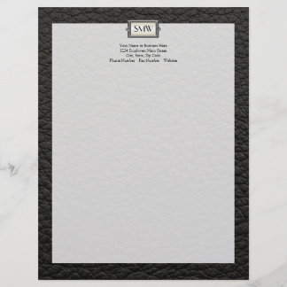En-tête De Lettre Personnalisée Personnalisation masculine exécutive à 3 lettres m