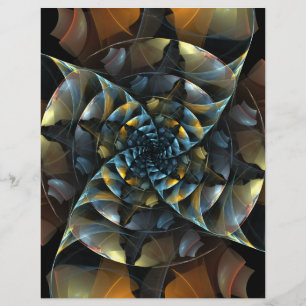En-tête de lettre Pinwheel Art Abstrait