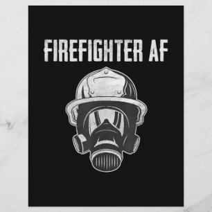 En-tête De Lettre Pompier AF   Masque gaz   Funny Firefighter