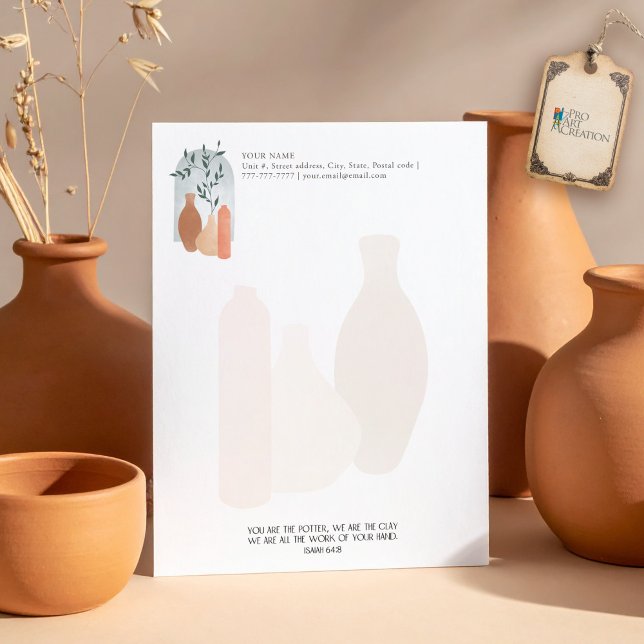 En-tête De Lettre Potter et Clay (Créateur téléchargé)