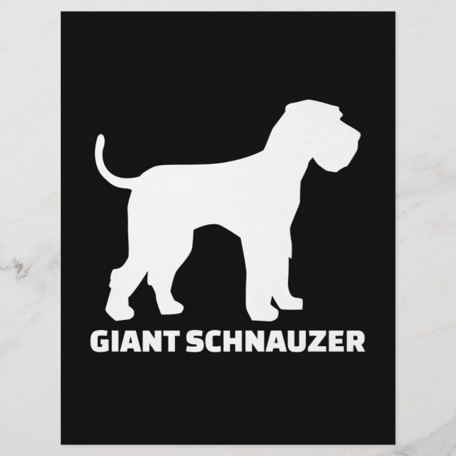 En-tête De Lettre prime de schnauzer géant (Devant)