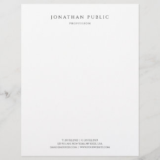 En-tête De Lettre Professionnel personnalisé