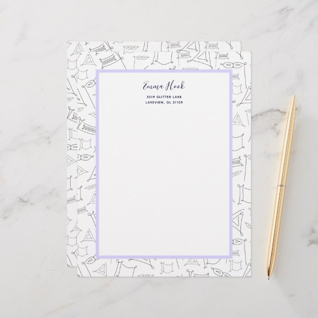 En-tête De Lettre Purim (homonymie) (Devant/Arrière en situation)