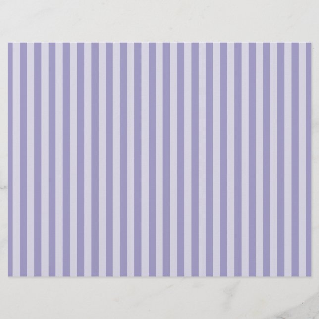 En-tête De Lettre Rayures violettes (Devant)