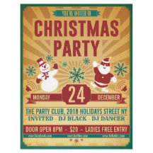 Rétro insecte de partie de Noël