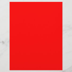 En-tête de lettre rouge vif