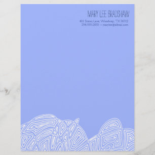 En-tête de lettre Scribblprint Waves