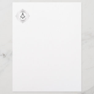 En-tête De Lettre symbole de la franc-maçonnerie